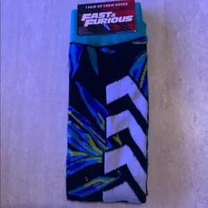 Fast and Furious mens crew socks